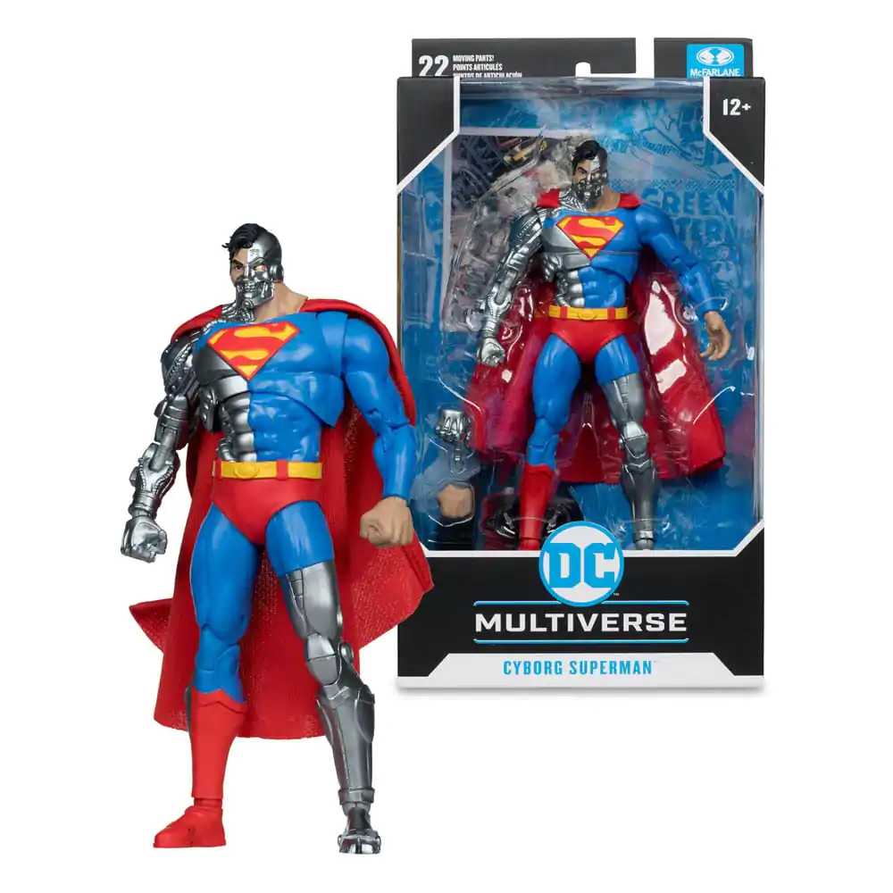 Revenge of the Green Lanterns DC Multiverse Figurka Akcji Cyborg Superman 18 cm zdjęcie produktu