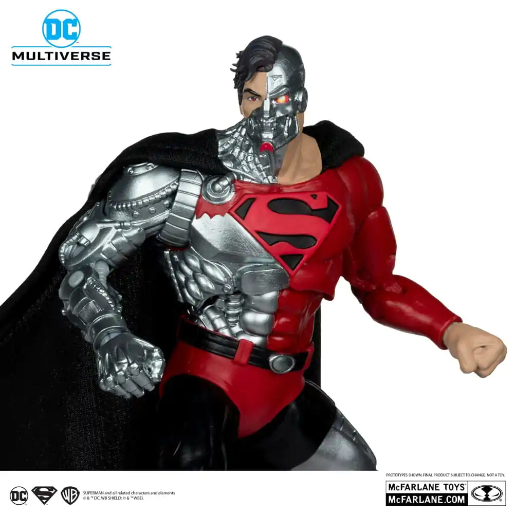 Revenge of the Green Lanterns DC Multiverse Figurka Akcji Cyborg Superman (Gold Label) 18 cm zdjęcie produktu