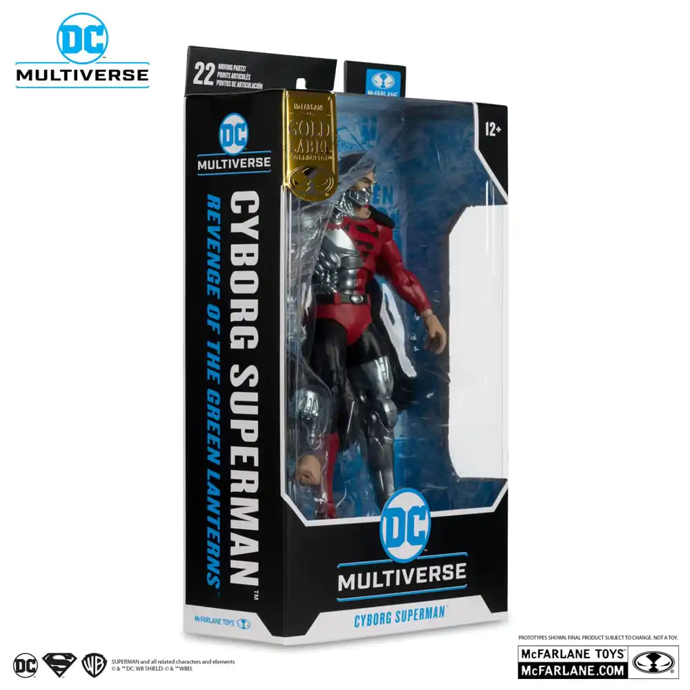 Revenge of the Green Lanterns DC Multiverse Figurka Akcji Cyborg Superman (Gold Label) 18 cm zdjęcie produktu