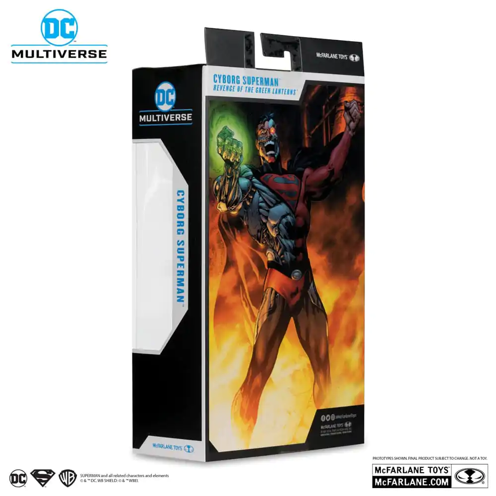 Revenge of the Green Lanterns DC Multiverse Figurka Akcji Cyborg Superman (Gold Label) 18 cm zdjęcie produktu