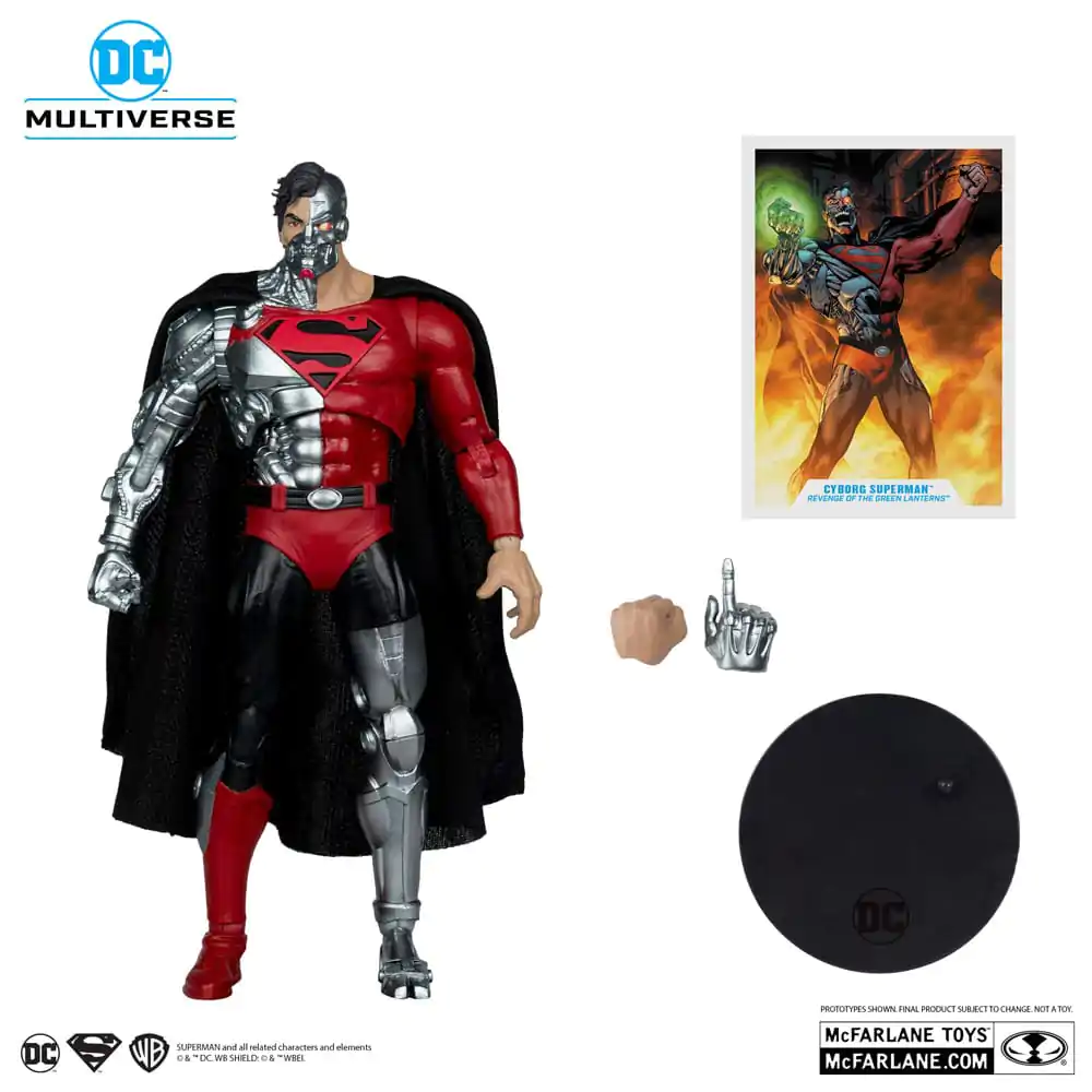 Revenge of the Green Lanterns DC Multiverse Figurka Akcji Cyborg Superman (Gold Label) 18 cm zdjęcie produktu