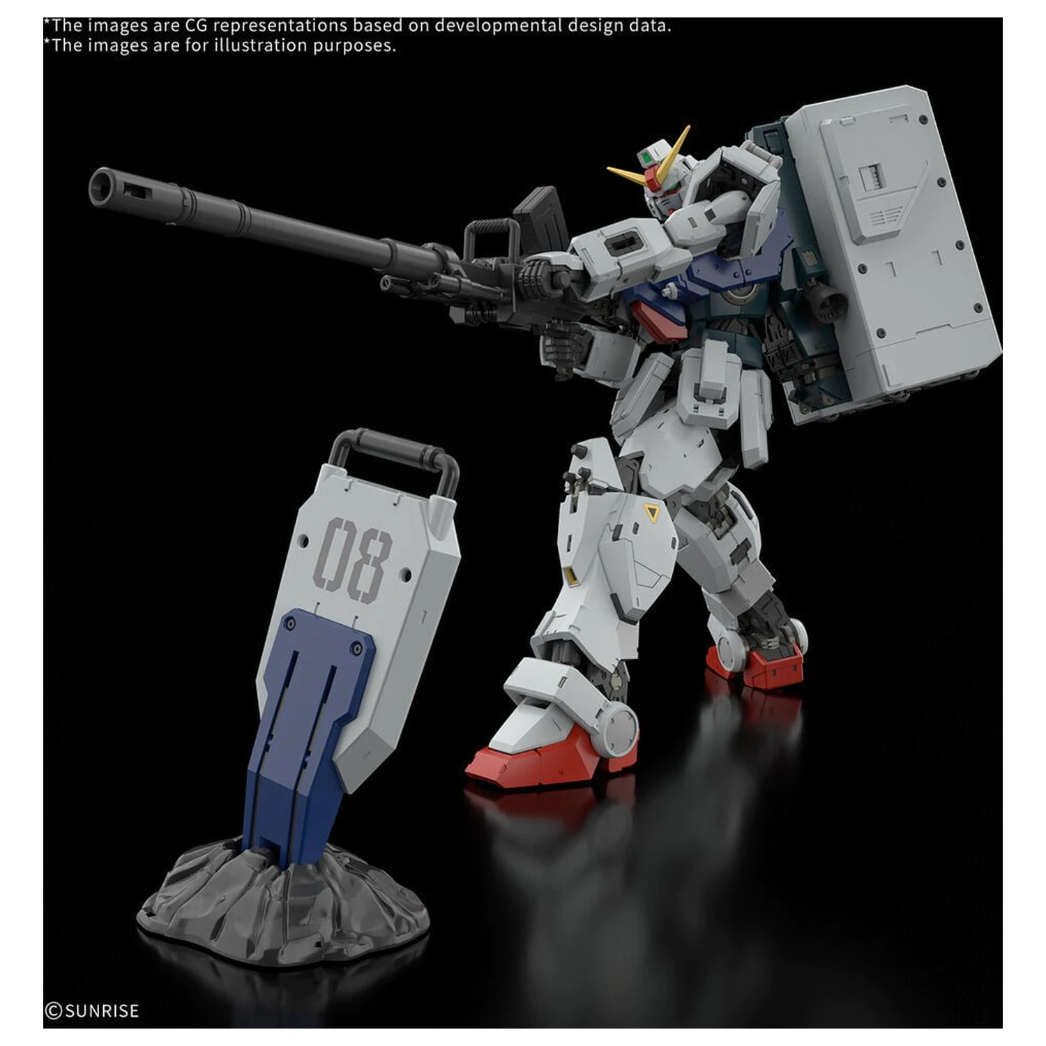 RG 1/144 Gundam Ground Type Mobile Suit Gundam The 08th MS Team Zestaw Modeli zdjęcie produktu