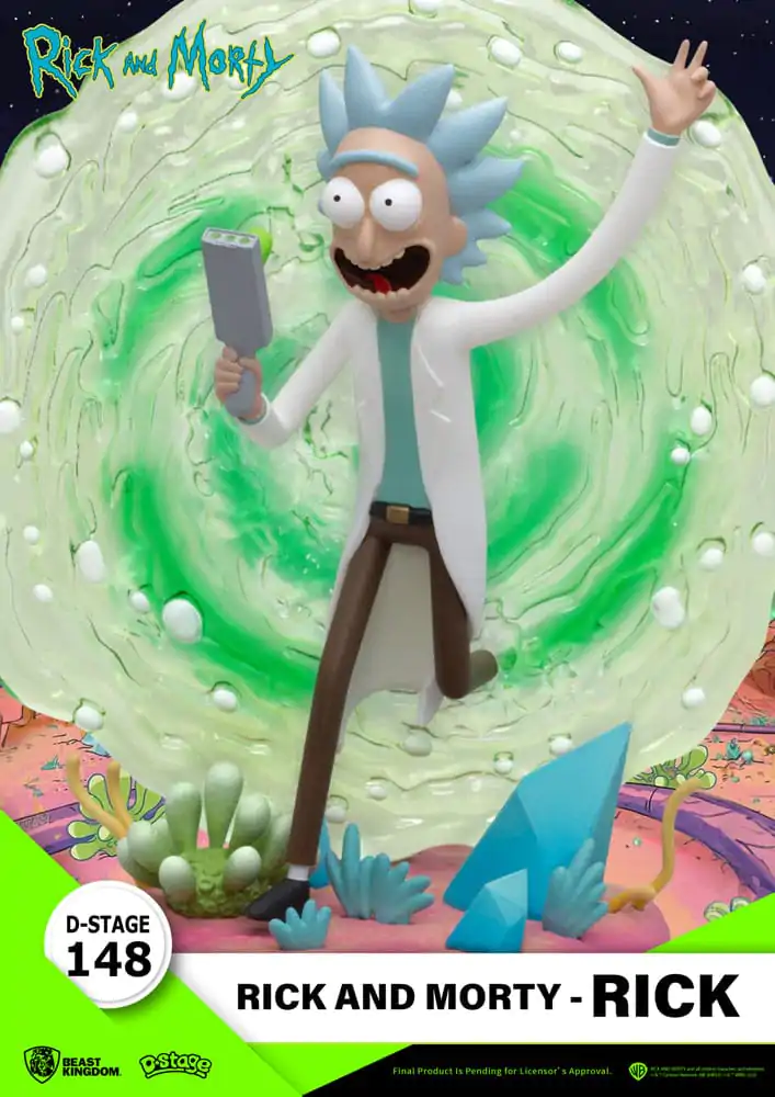 Rick & Morty D-Stage Diorama z PVC Rick 14 cm zdjęcie produktu