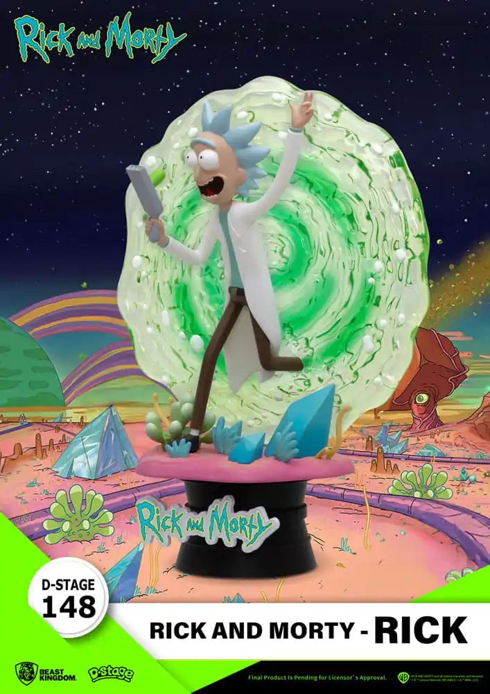 Rick & Morty D-Stage Diorama z PVC Rick 14 cm zdjęcie produktu