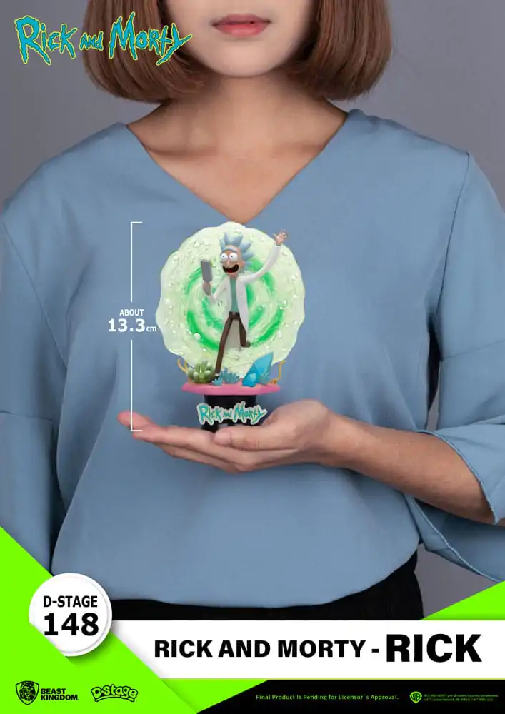 Rick & Morty D-Stage Diorama z PVC Rick 14 cm zdjęcie produktu
