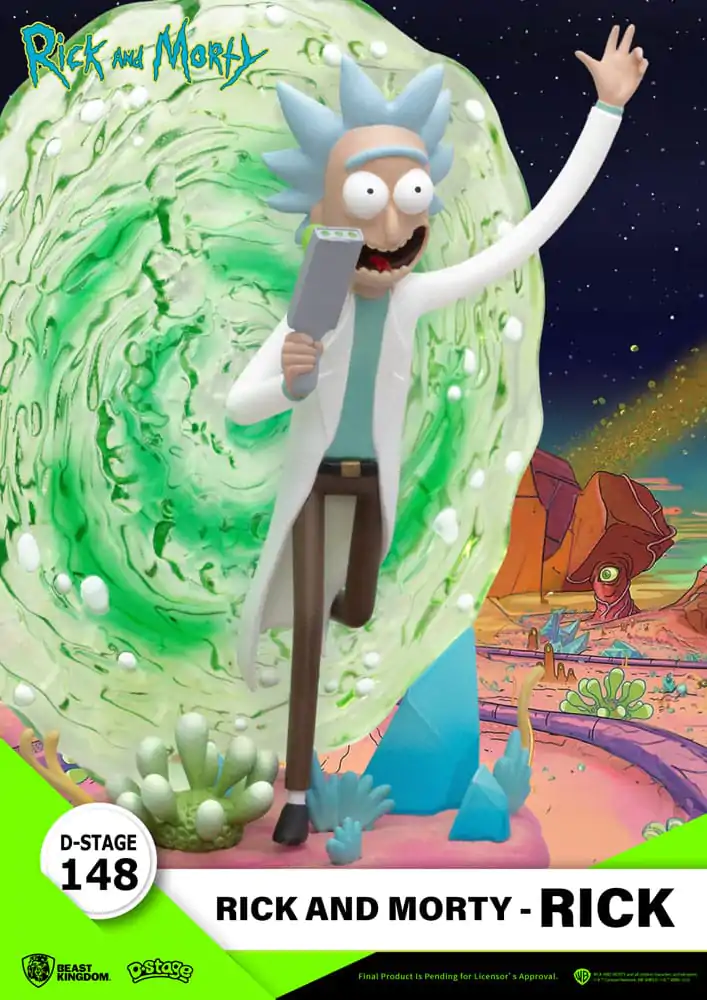 Rick & Morty D-Stage Diorama z PVC Rick 14 cm zdjęcie produktu