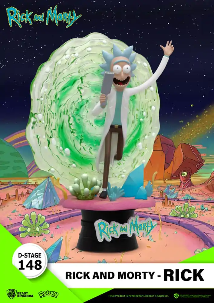Rick & Morty D-Stage Diorama z PVC Rick 14 cm zdjęcie produktu