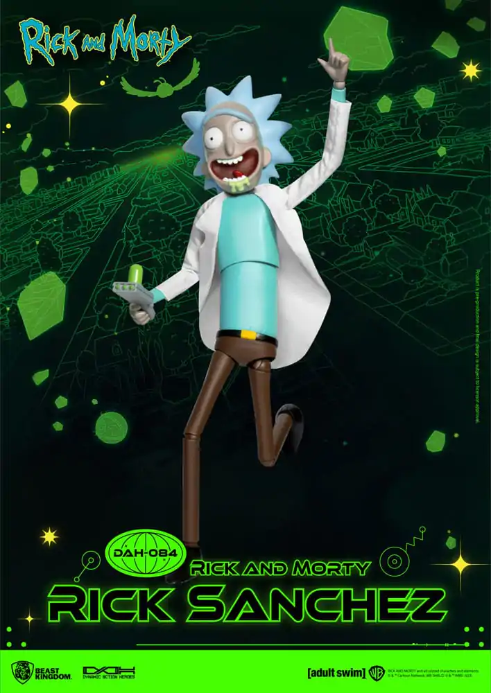 Rick and Morty Dynamic 8ction Heroes Figurka Akcji 1/9 Rick Sanchez 23 cm zdjęcie produktu