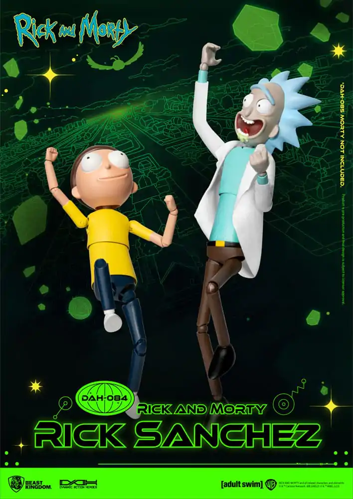 Rick and Morty Dynamic 8ction Heroes Figurka Akcji 1/9 Rick Sanchez 23 cm zdjęcie produktu