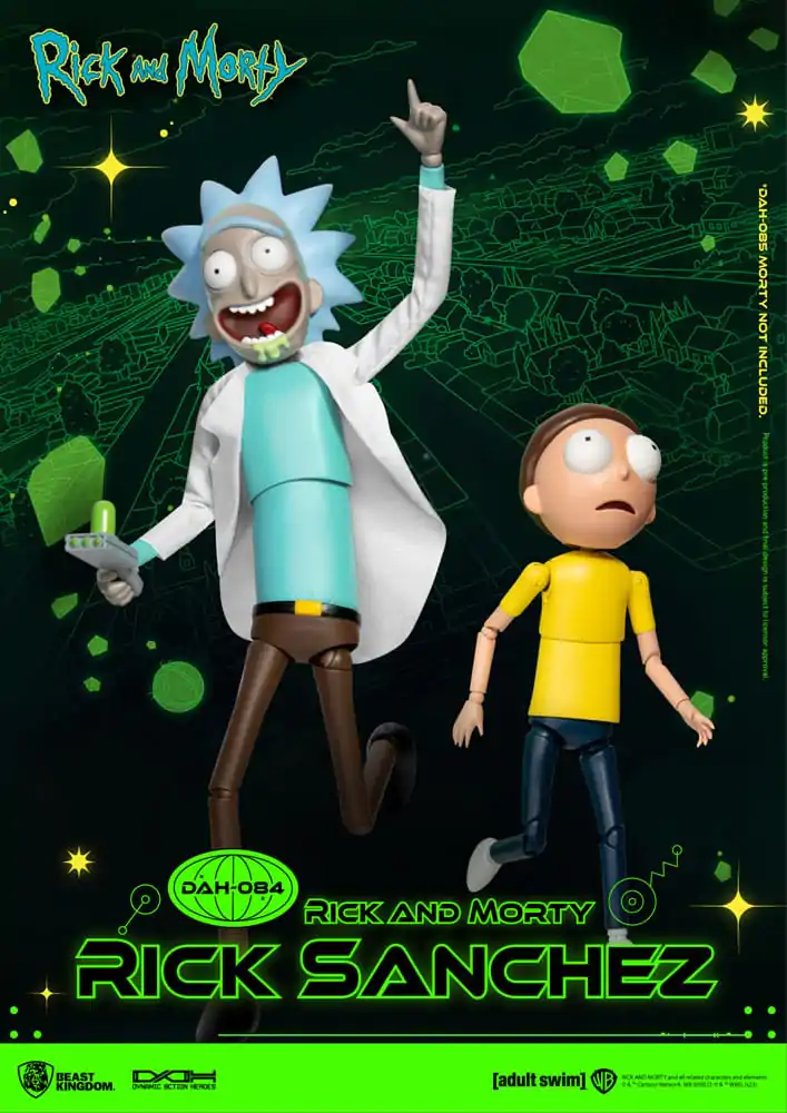 Rick and Morty Dynamic 8ction Heroes Figurka Akcji 1/9 Rick Sanchez 23 cm zdjęcie produktu