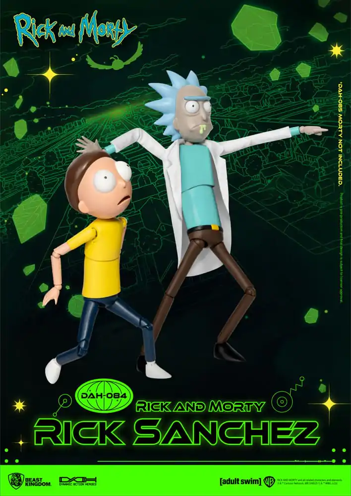 Rick and Morty Dynamic 8ction Heroes Figurka Akcji 1/9 Rick Sanchez 23 cm zdjęcie produktu
