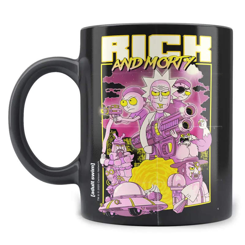 Rick & Morty Mug Retro Poster Kubek zdjęcie produktu