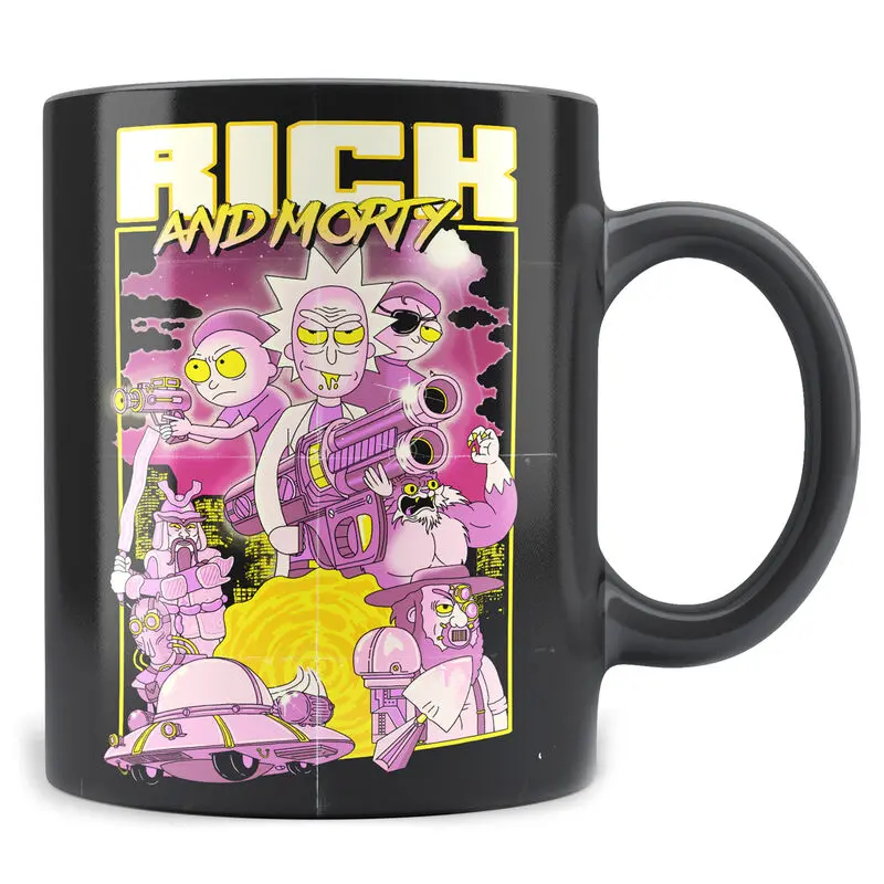 Rick & Morty Mug Retro Poster Kubek zdjęcie produktu