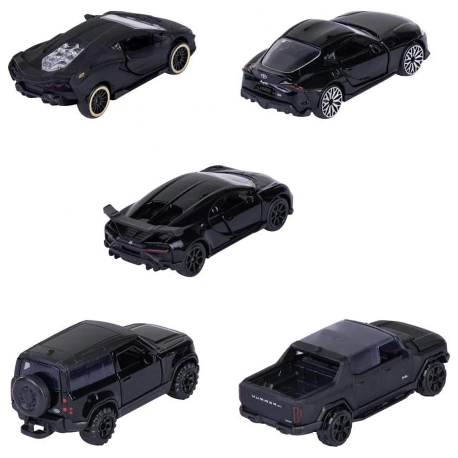 RIDE COOL Black Edition Pack of 5 Miniaturowych Samochodzików 1:64 zdjęcie produktu