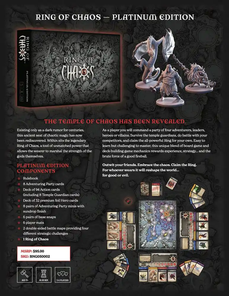 Ring of Chaos Table Top Role Playing Game Board Game Platinum Edition *English Version* - Gra fabularna na stół, Gra planszowa Edycja Platynowa *Wersja Angielska* zdjęcie produktu