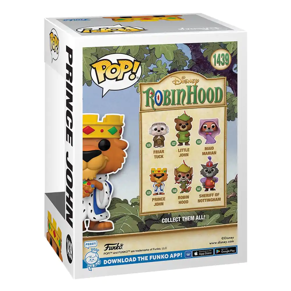 Robin Hood POP! Disney Vinyl Figure Książę Jan 9 cm zdjęcie produktu