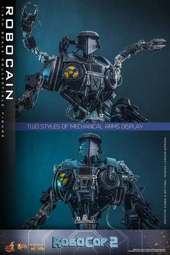 RoboCop 2 Movie Masterpiece Odlewana Figurka Akcji 1/6 RoboCain 40 cm zdjęcie produktu