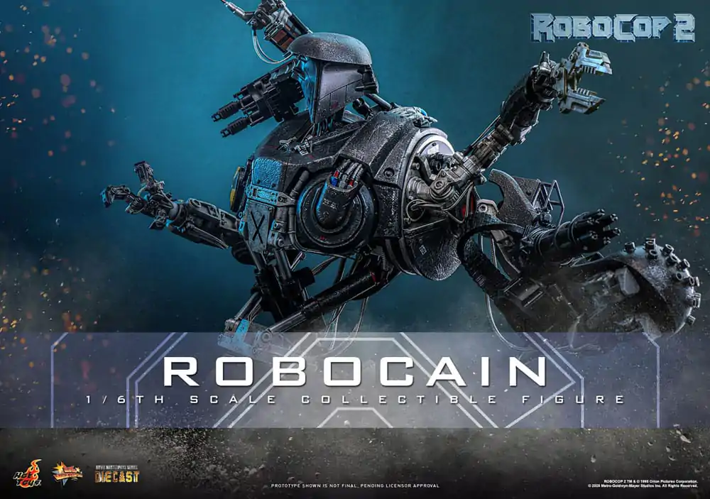 RoboCop 2 Movie Masterpiece Odlewana Figurka Akcji 1/6 RoboCain 40 cm zdjęcie produktu