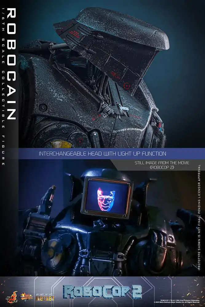 RoboCop 2 Movie Masterpiece Odlewana Figurka Akcji 1/6 RoboCain 40 cm zdjęcie produktu