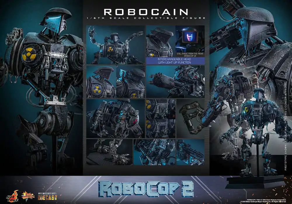 RoboCop 2 Movie Masterpiece Odlewana Figurka Akcji 1/6 RoboCain 40 cm zdjęcie produktu