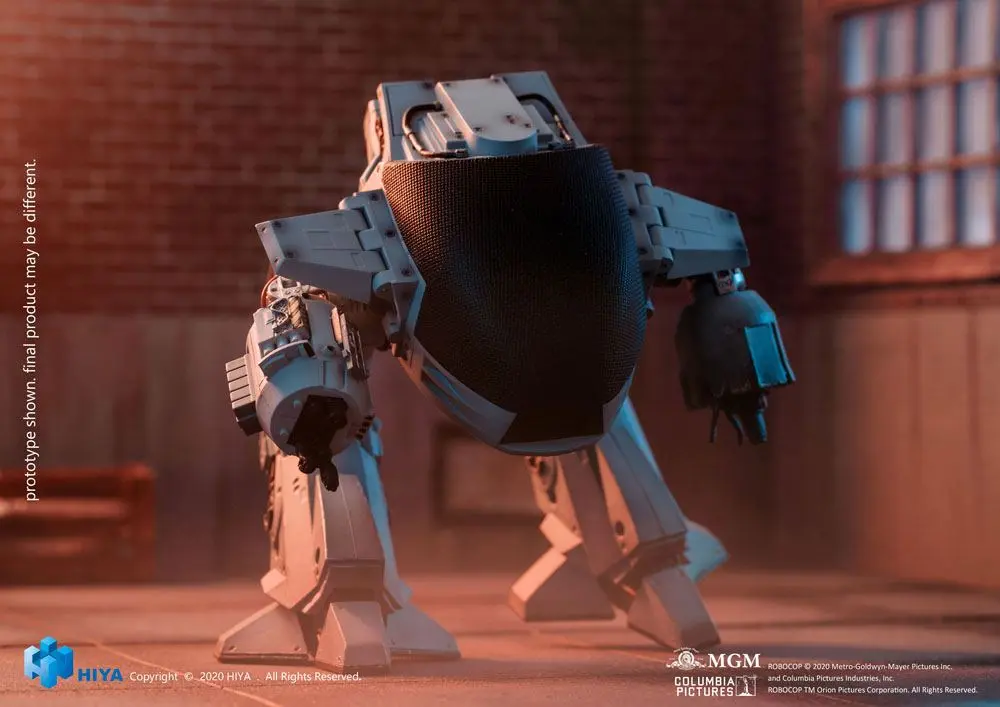 Robocop Exquisite Mini Action Figure z Efektami Dźwiękowymi 1/18 Battle Damaged ED209 15 cm zdjęcie produktu