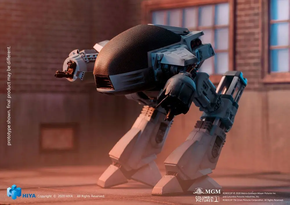 Robocop Exquisite Mini Action Figure z Efektami Dźwiękowymi 1/18 Battle Damaged ED209 15 cm zdjęcie produktu