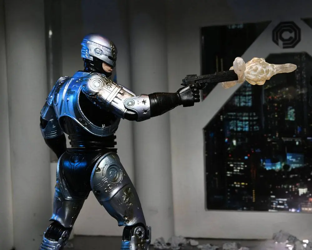 RoboCop Action Figure Ultimate Battle Damaged RoboCop z Krzesłem 18 cm zdjęcie produktu