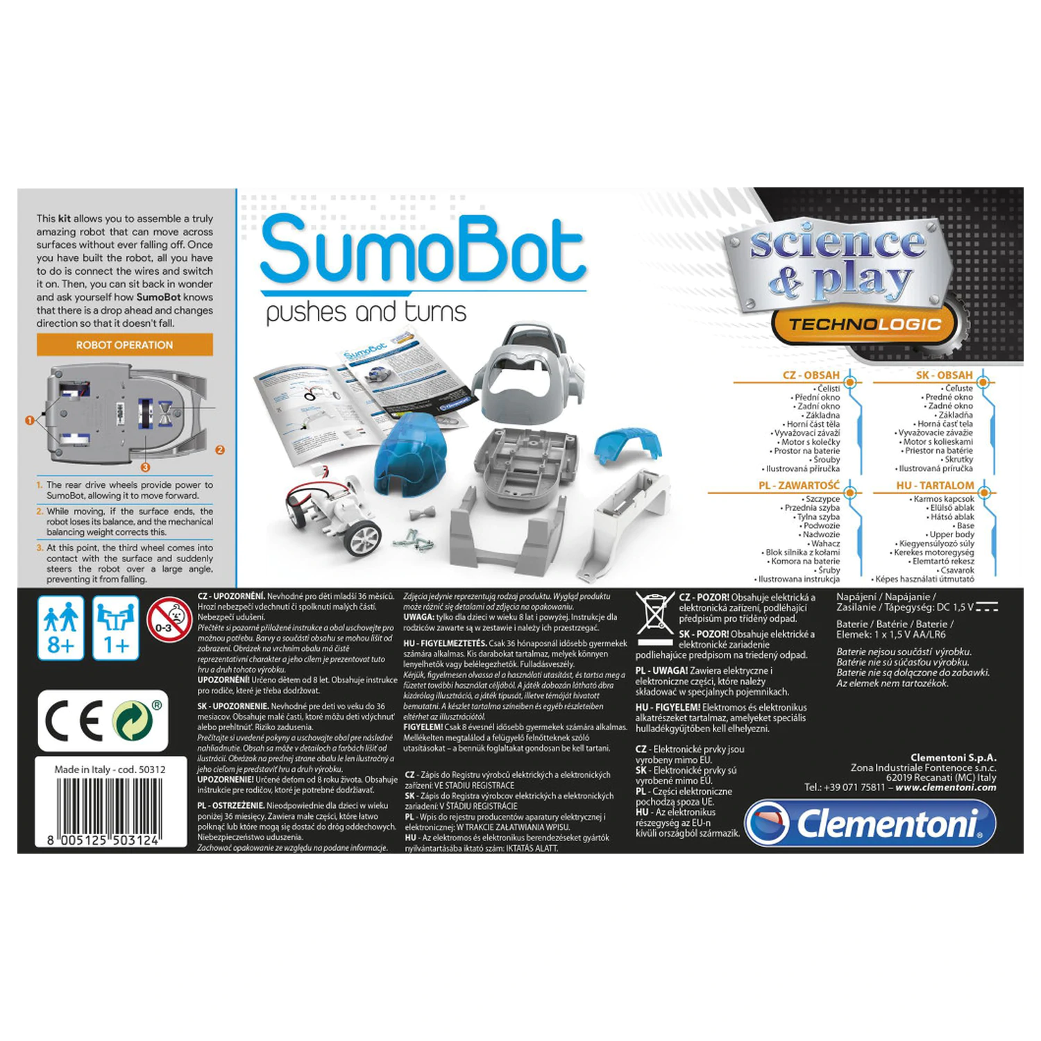Robot SumoBot Zabawka Konstrukcyjna zdjęcie produktu