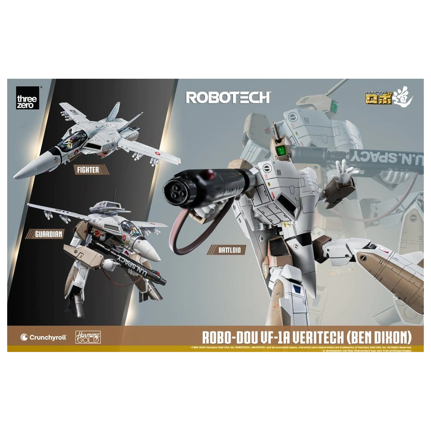 Figurka akcji Robotech ROBO-DOU VF-1A Veritech (Ben Dixon) 20 cm zdjęcie produktu
