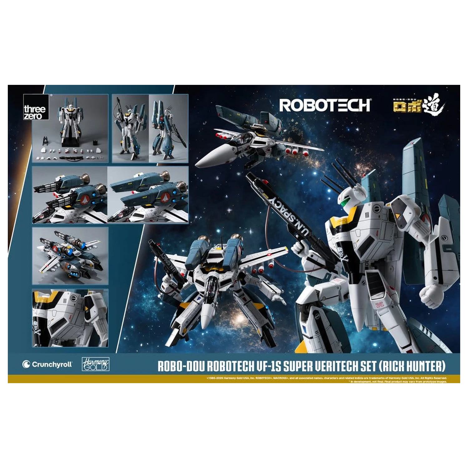 Robotech Robo-Dou Action Figure VF-1S Super Veritech Set (Rick Hunter) 20 cm zdjęcie produktu