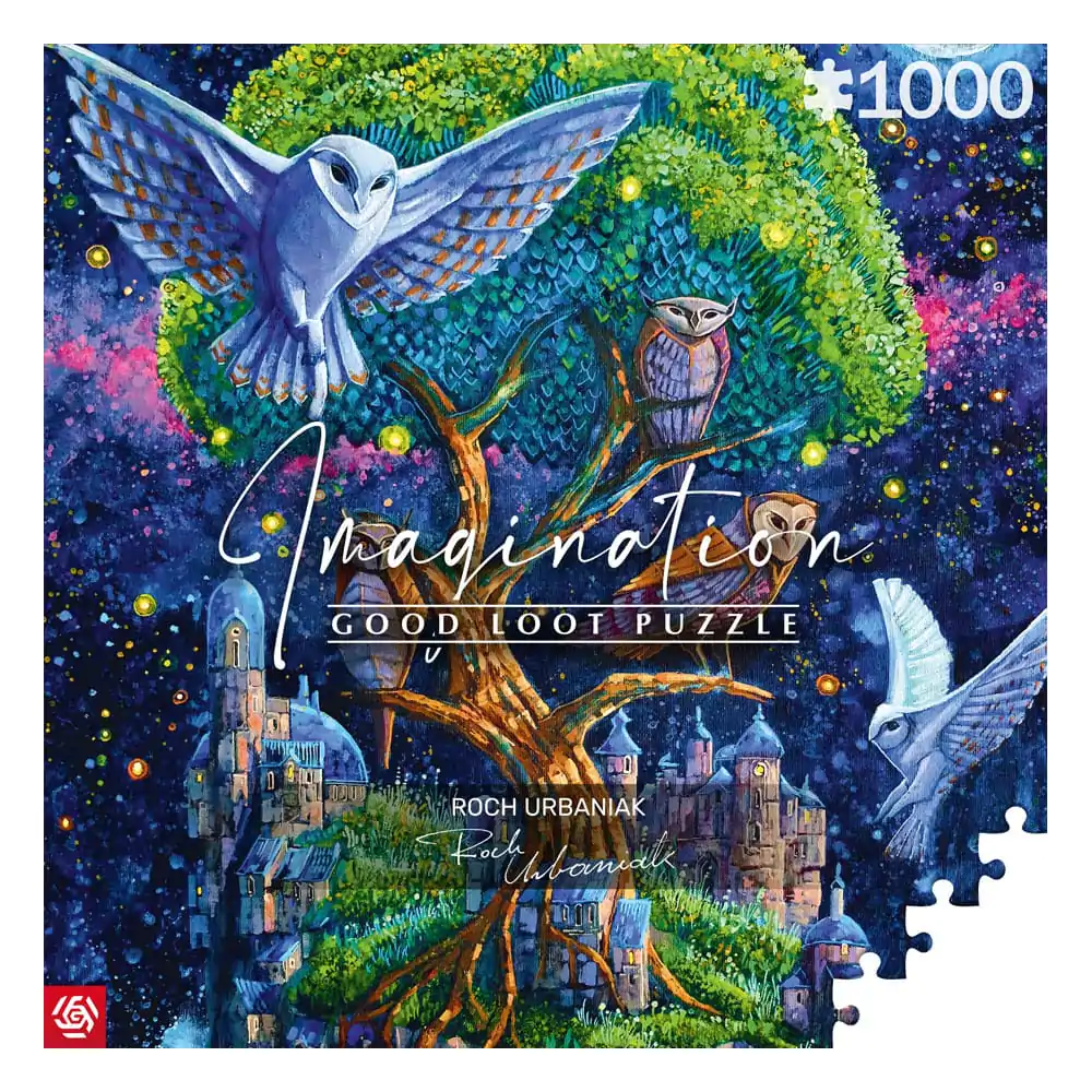 Roch Urbaniak Imagination Puzzle Owl Island / Wyspa Sów (1000 elementów) zdjęcie produktu