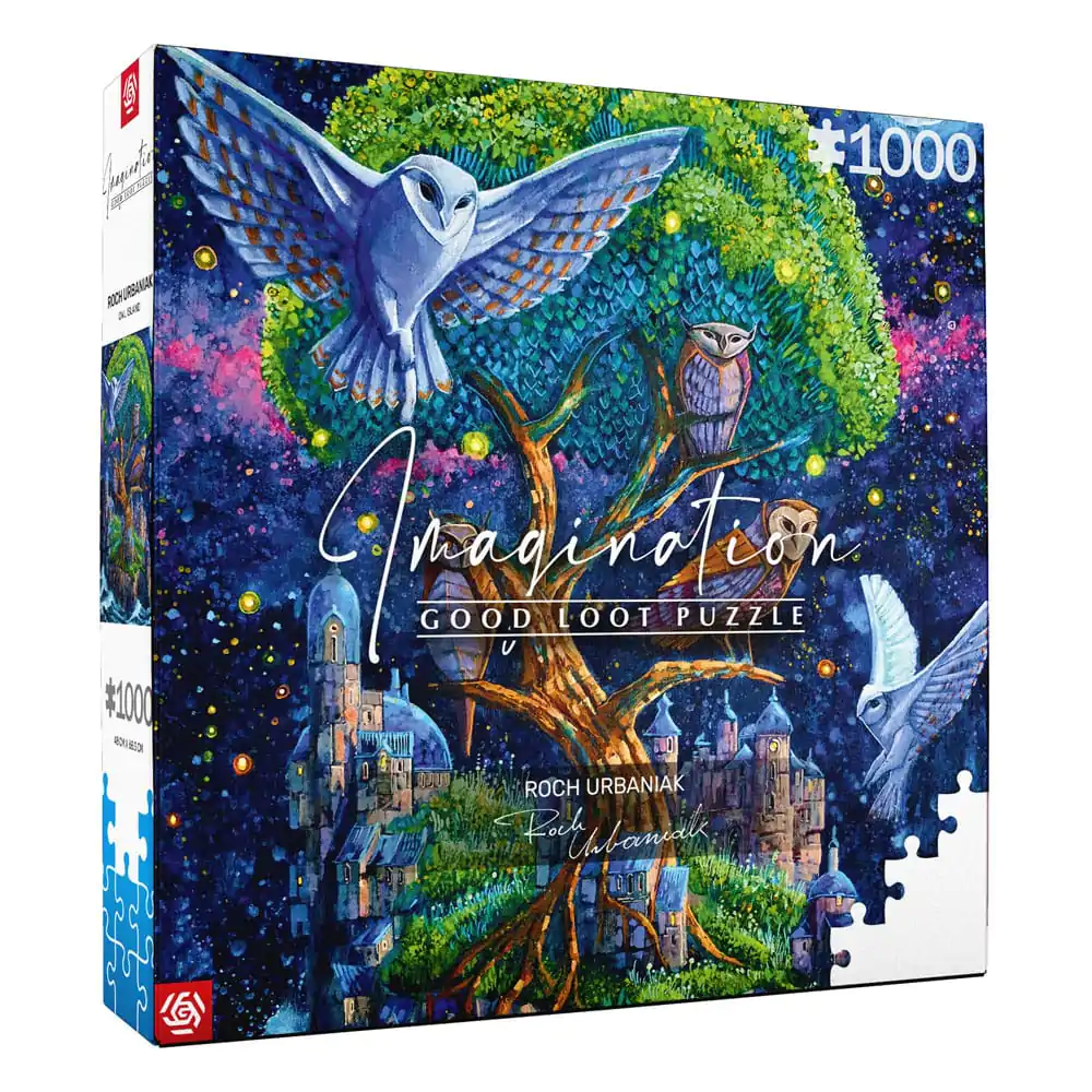 Roch Urbaniak Imagination Puzzle Owl Island / Wyspa Sów (1000 elementów) zdjęcie produktu