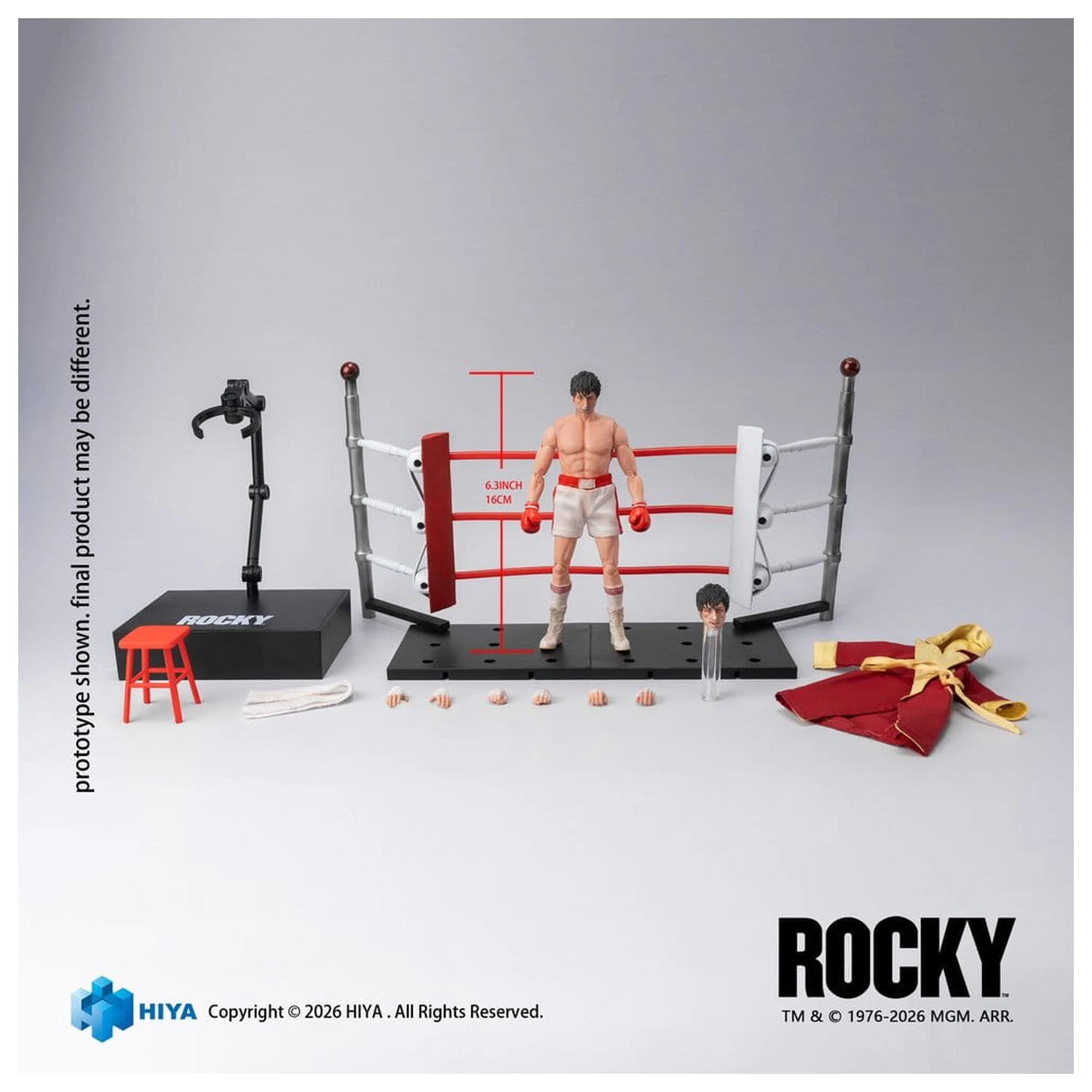Rocky I Exquisite Super Figurka Akcji 1/12 Rocky 16 cm zdjęcie produktu