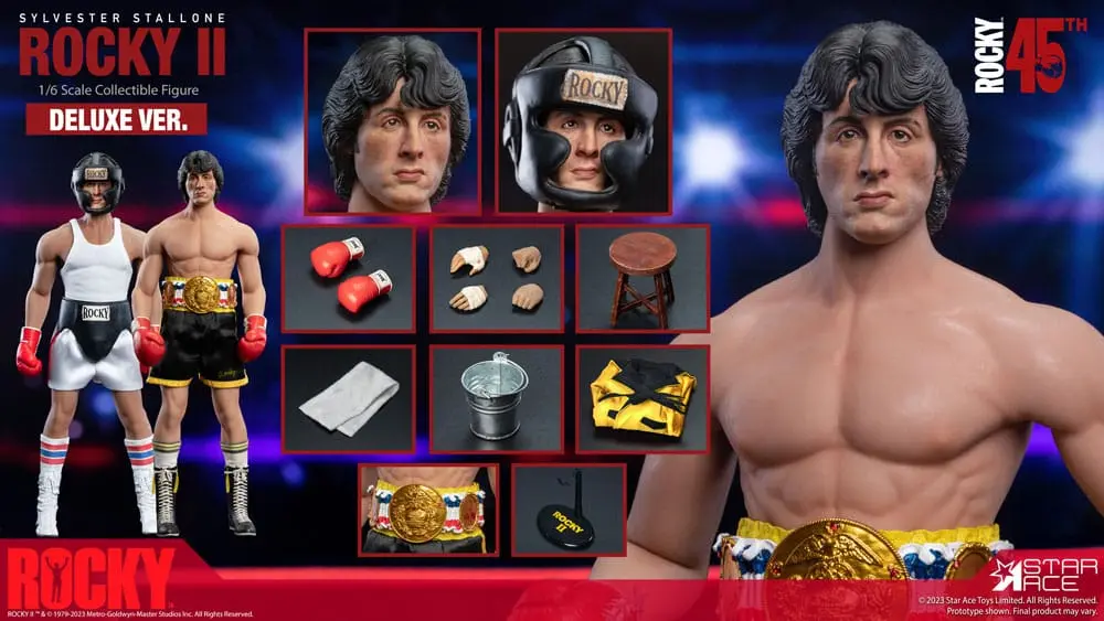 Rocky II Statue 1/6 Rocky Deluxe Version 30 cm Statua zdjęcie produktu