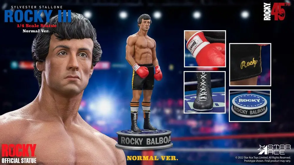 Statua Rocky III 1/4 Rocky Balboa 46 cm zdjęcie produktu