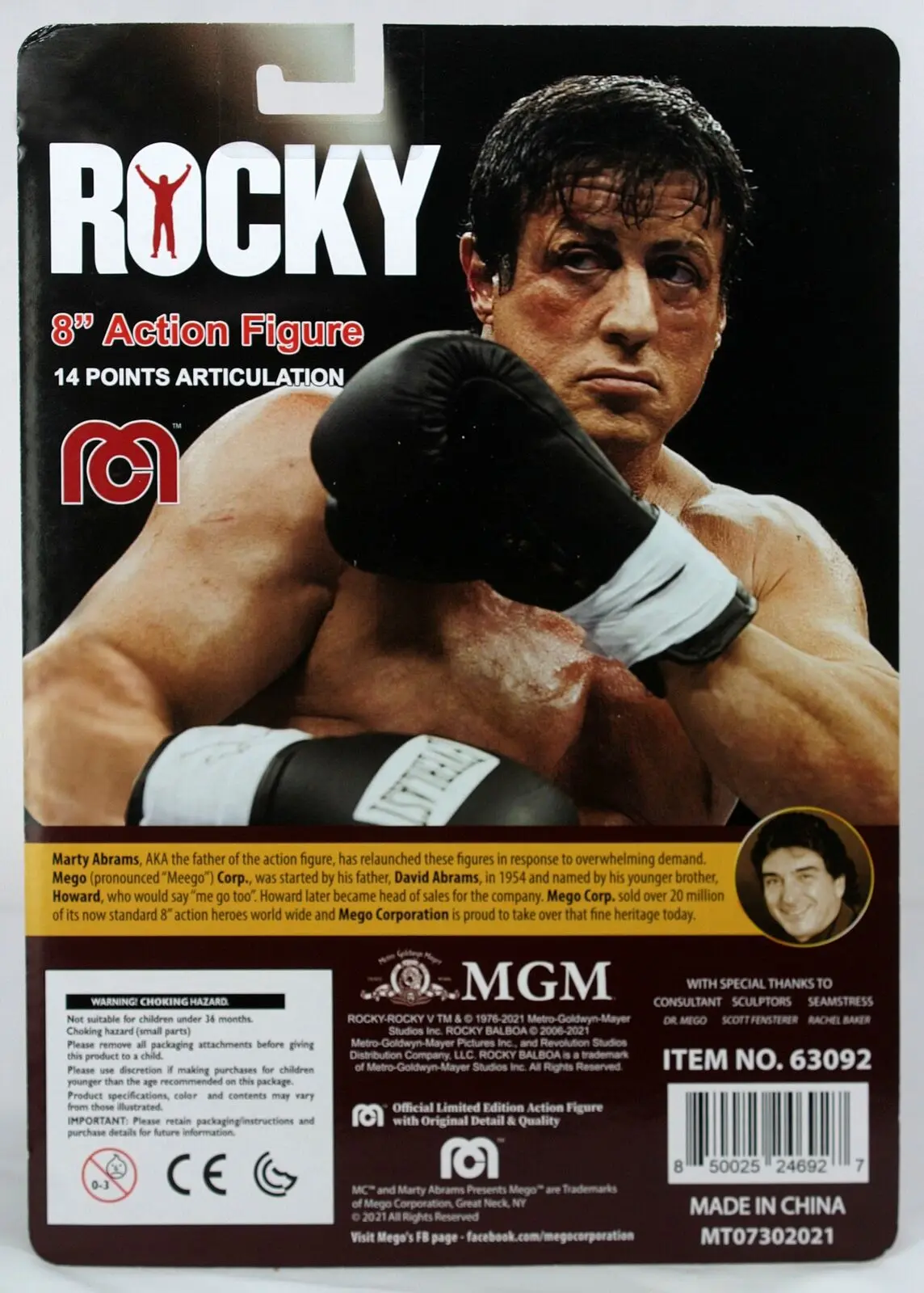 Figurka Akcji Rocky Nowy Rocky Balboa w Dresie 20 cm zdjęcie produktu