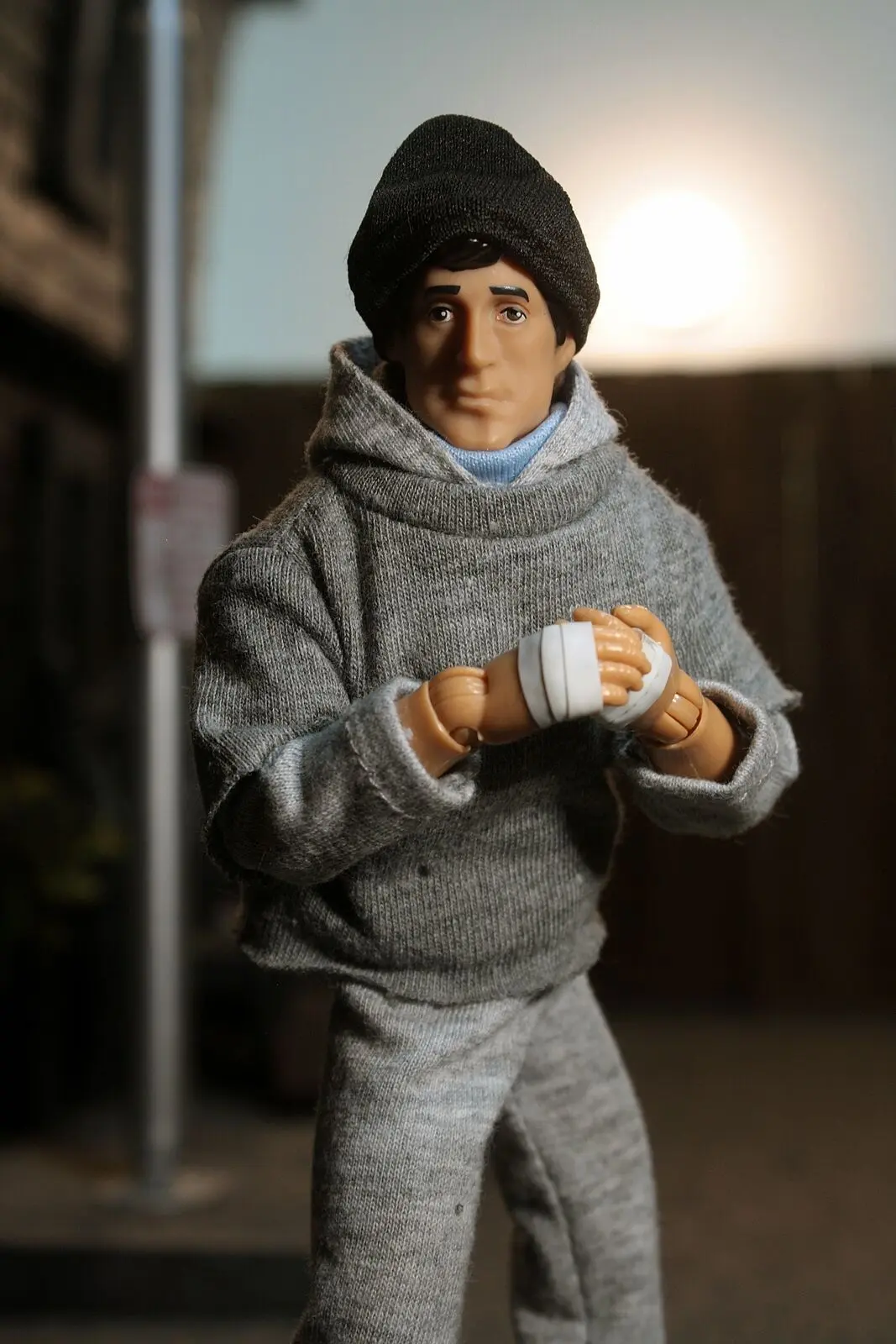 Figurka Akcji Rocky Nowy Rocky Balboa w Dresie 20 cm zdjęcie produktu