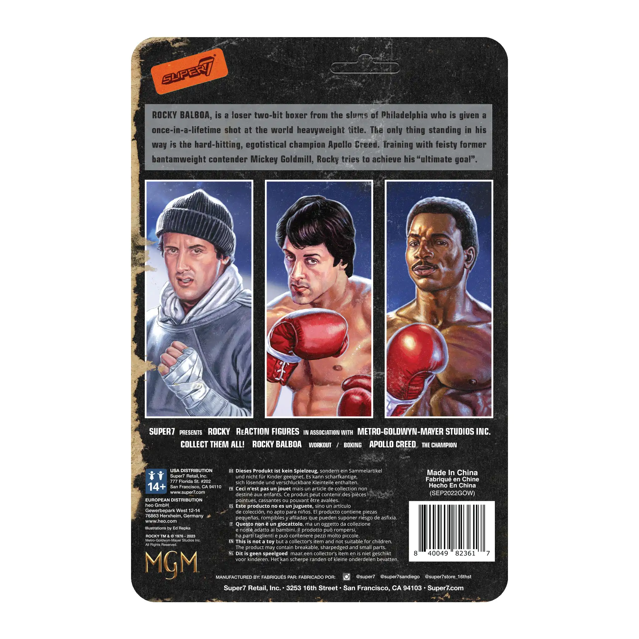 Rocky ReAction Figurka Apollo Creed 10 cm zdjęcie produktu