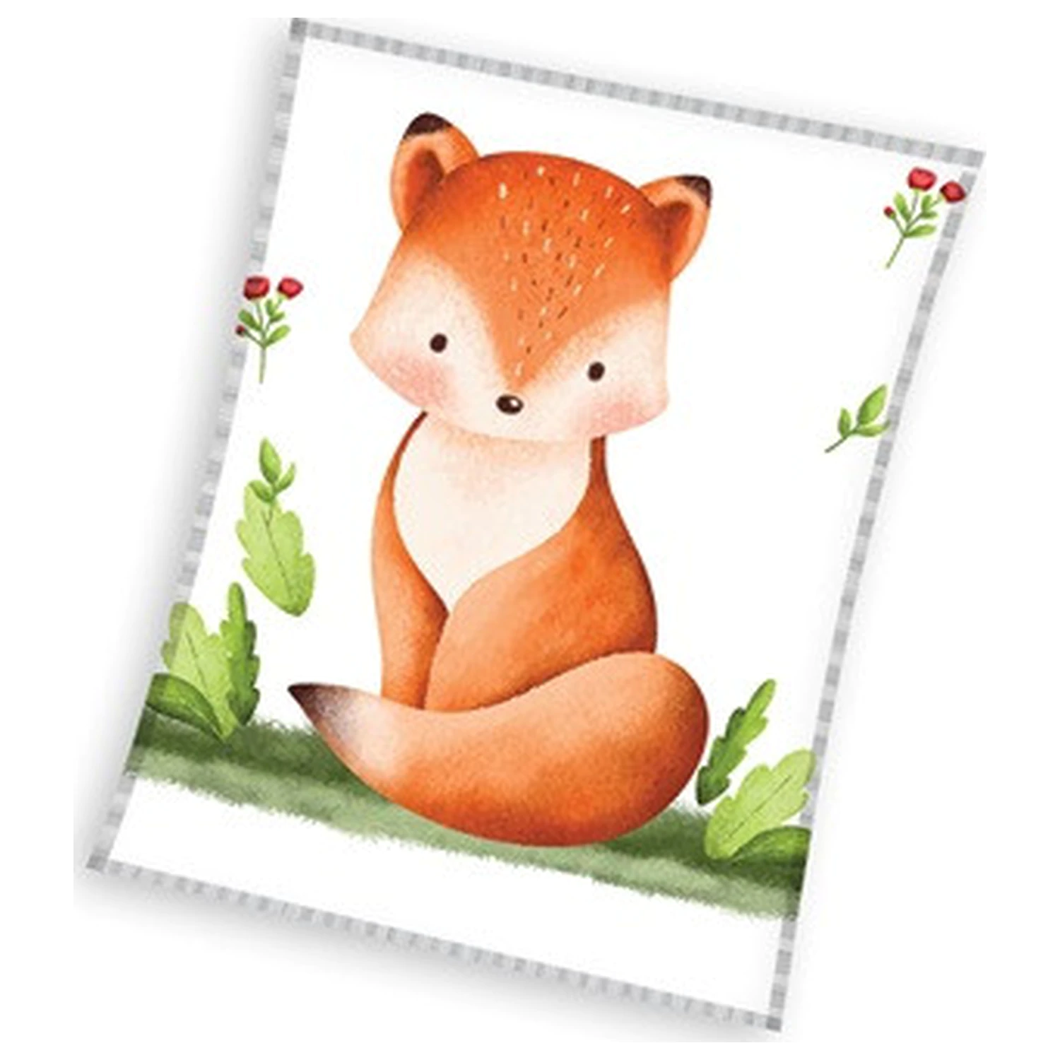 Rusty the Fox Koc polarowy zdjęcie produktu