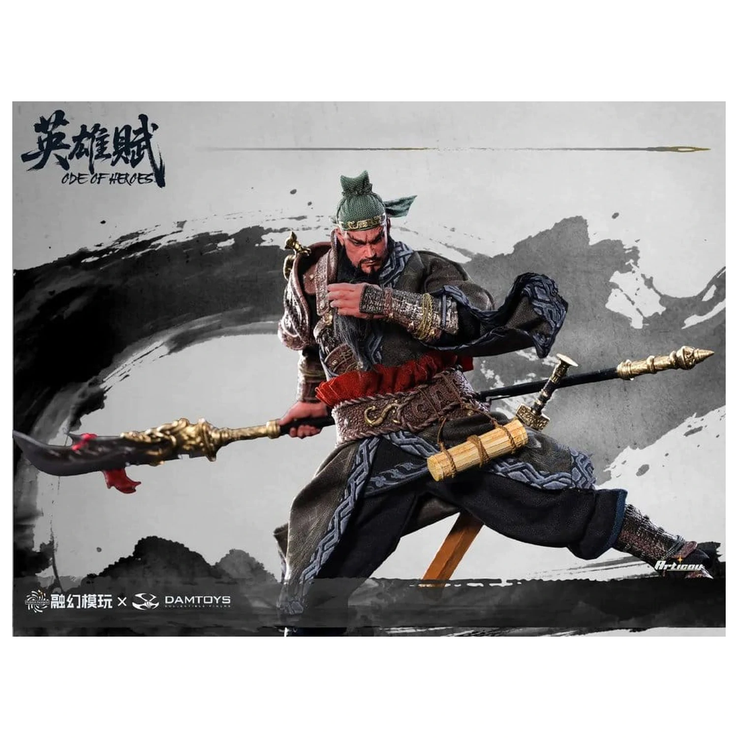Romance of the Three Kingdoms figurka akcji 1/12 Ode of Heroes: Guan Yu (Deluxe) 17 cm zdjęcie produktu