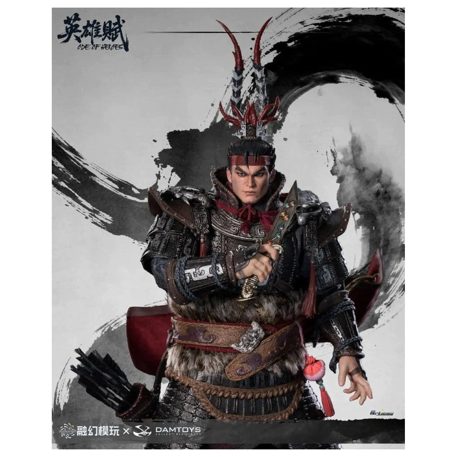 Romance of the Three Kingdoms figurka akcji 1/12 Ode of Heroes: Lu Bu (Deluxe) 17 cm zdjęcie produktu