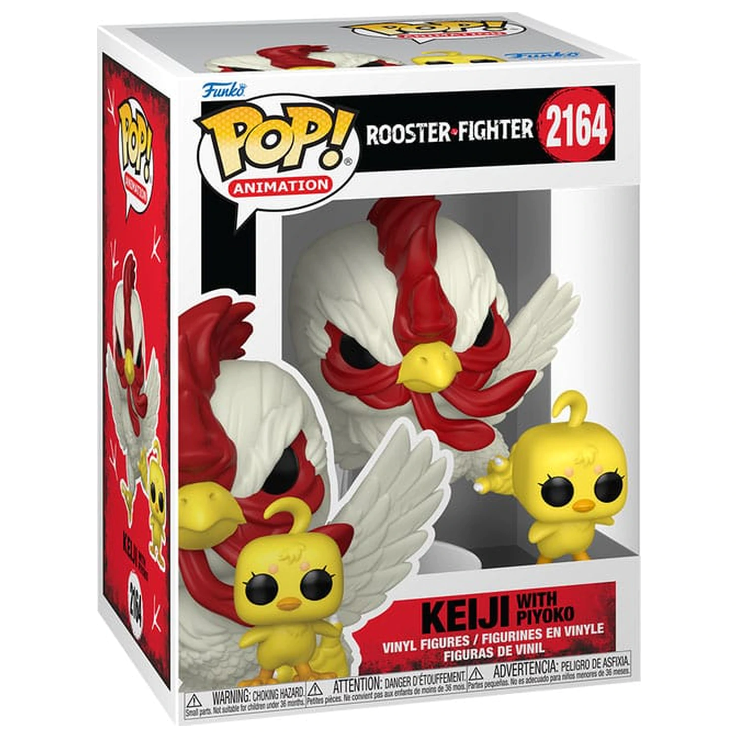 Rooster Fighter Funko POP!&Buddy figurka winylowa Keiji & Piyoko 9 cm zdjęcie produktu