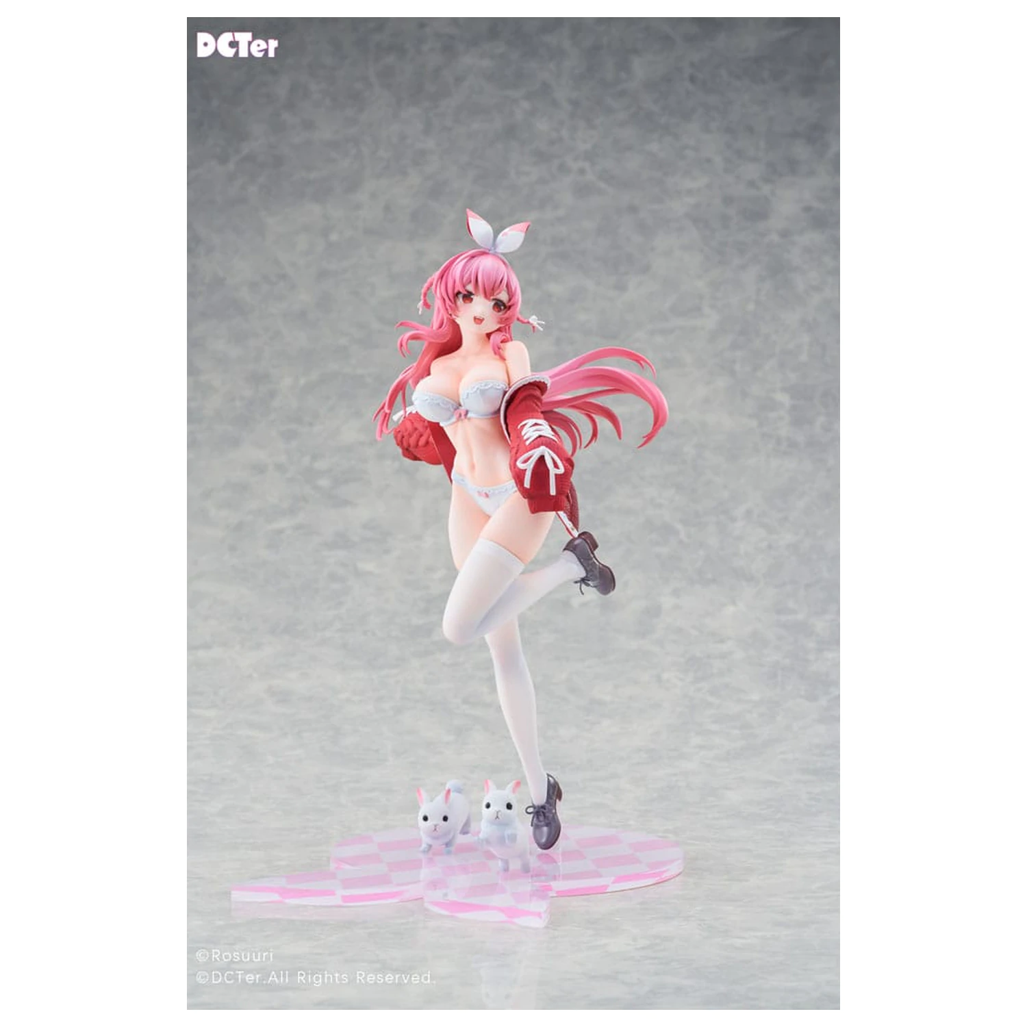 Rosuuri Oryginalna Figurka PVC 1/7 Biały Królik Rosu w Stroju Kąpielowym, Wersja 25 cm zdjęcie produktu