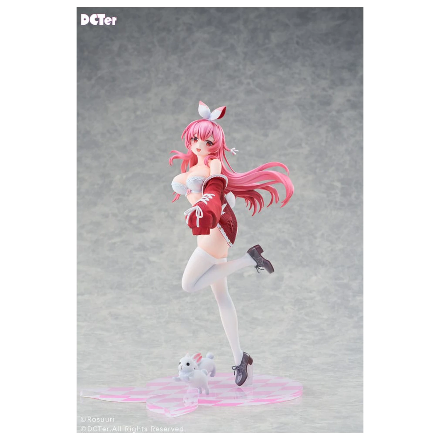 Rosuuri Oryginalna Figurka PVC 1/7 Biały Królik Rosu w Stroju Kąpielowym, Wersja 25 cm zdjęcie produktu