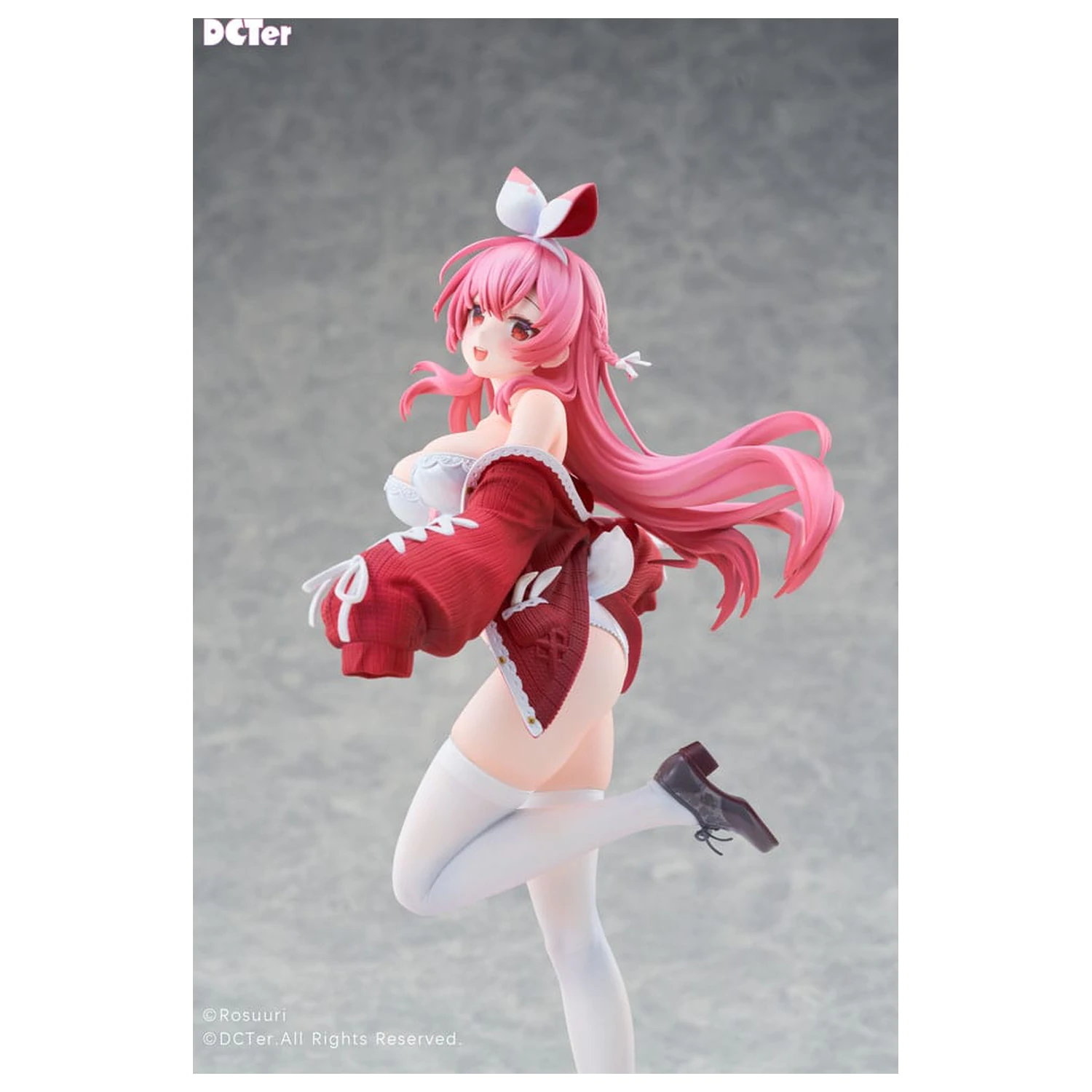 Rosuuri Oryginalna Figurka PVC 1/7 Biały Królik Rosu w Stroju Kąpielowym, Wersja 25 cm zdjęcie produktu