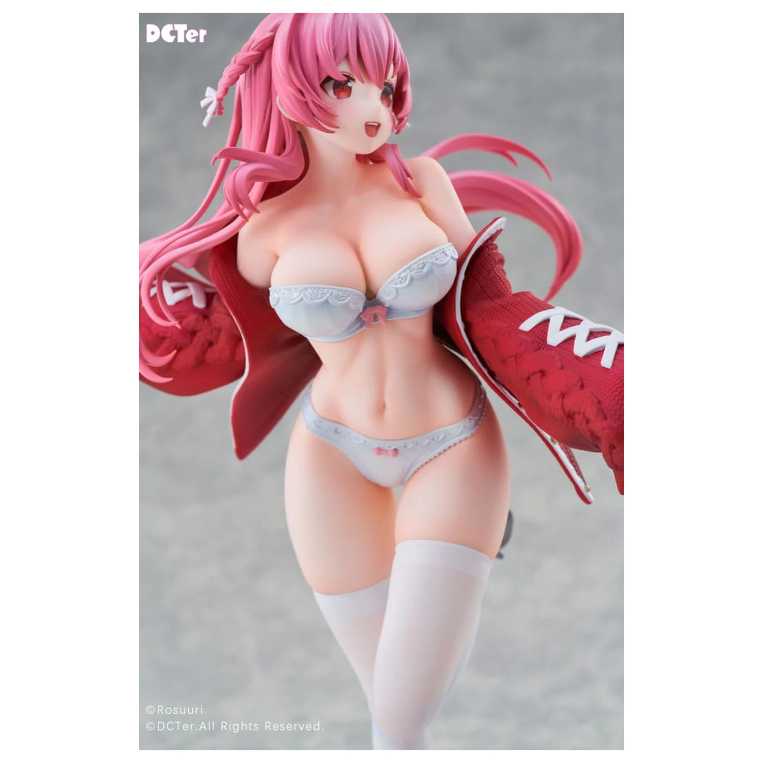 Rosuuri Oryginalna Figurka PVC 1/7 Biały Królik Rosu w Stroju Kąpielowym, Wersja 25 cm zdjęcie produktu