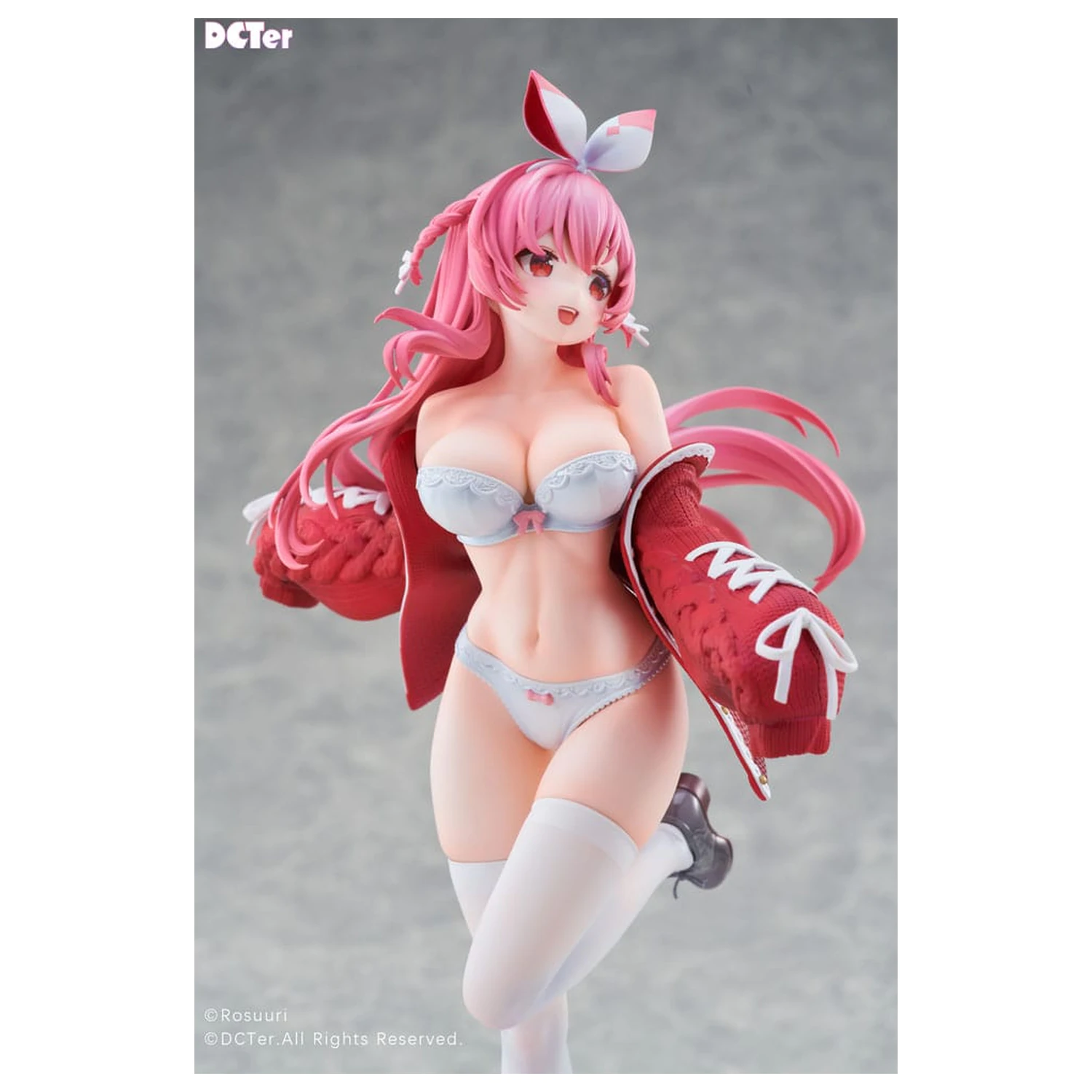 Rosuuri Oryginalna Figurka PVC 1/7 Biały Królik Rosu w Stroju Kąpielowym, Wersja 25 cm zdjęcie produktu