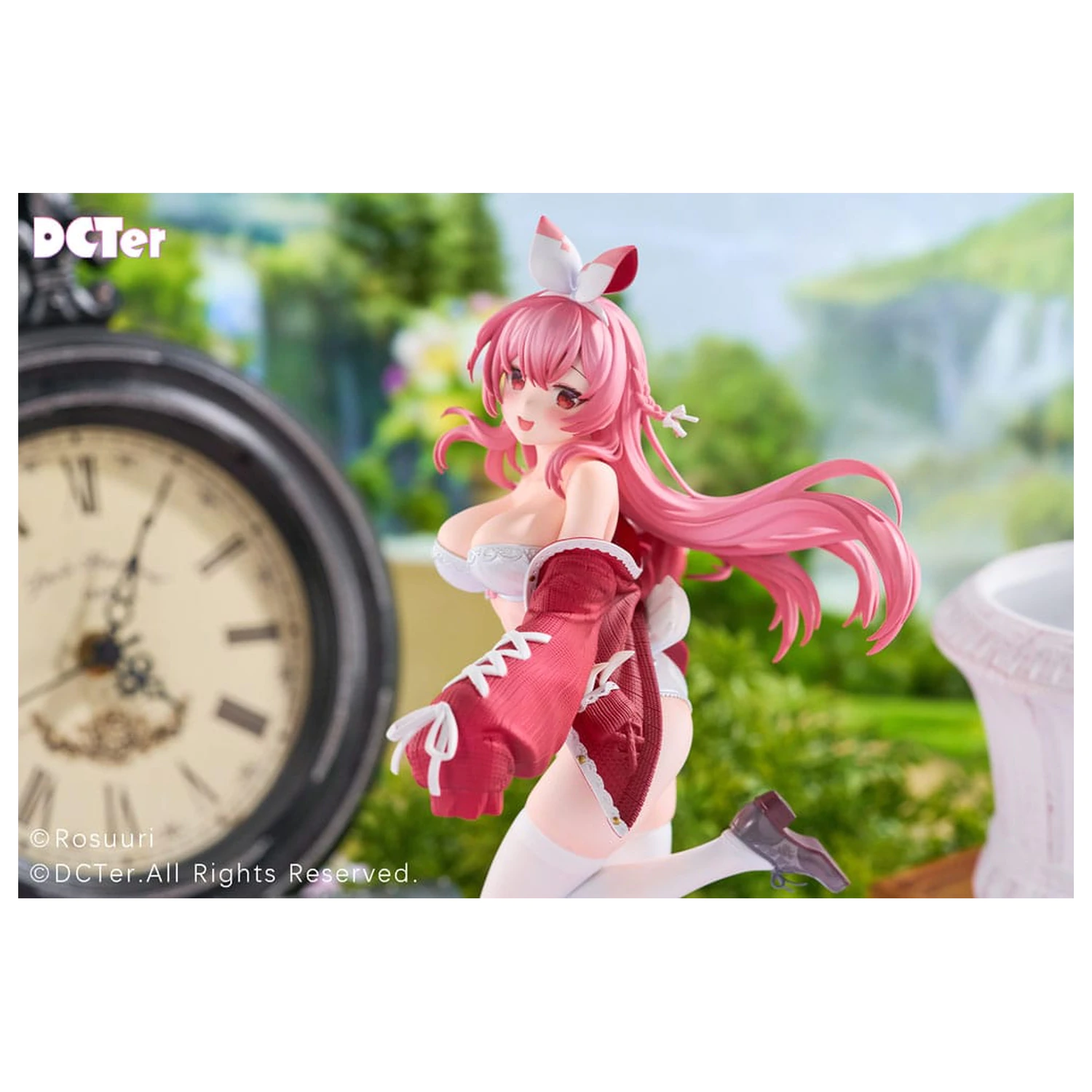 Rosuuri Oryginalna Figurka PVC 1/7 Biały Królik Rosu w Stroju Kąpielowym, Wersja 25 cm zdjęcie produktu