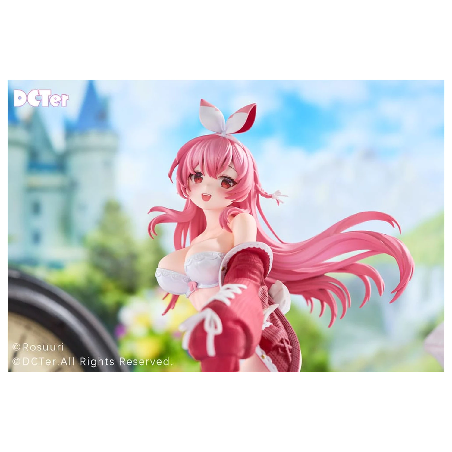 Rosuuri Oryginalna Figurka PVC 1/7 Biały Królik Rosu w Stroju Kąpielowym, Wersja 25 cm zdjęcie produktu