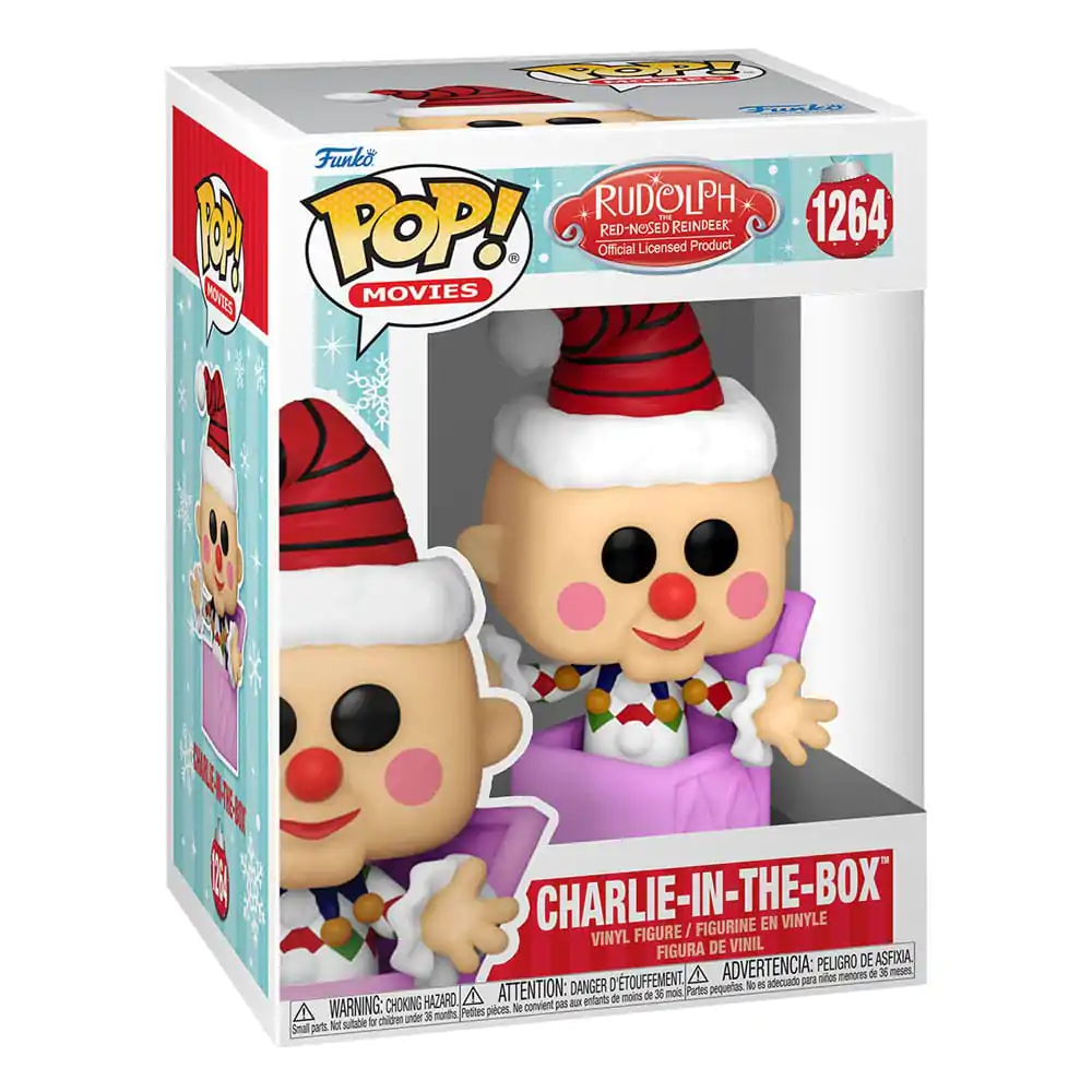 Rudolph the Red-Nosed Reindeer POP! Movies Figurka winylowa Charlie in the Box 9 cm zdjęcie produktu